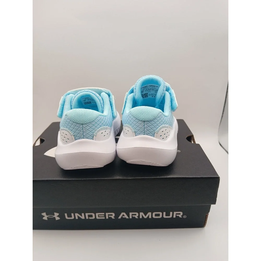 Under Armour UA GINF Surge 4 AC Toddler Girls Sneakers Light Blue 5K 3027110-494